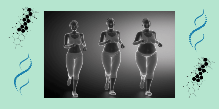 A Woman Running In Different Poses