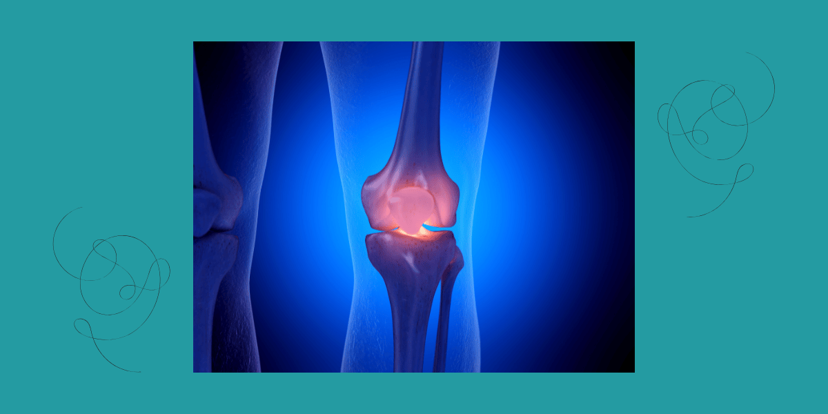 A Close-Up Of A Human Knee